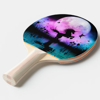 Einhorn mit kleinen Feen Tischtennis Schläger