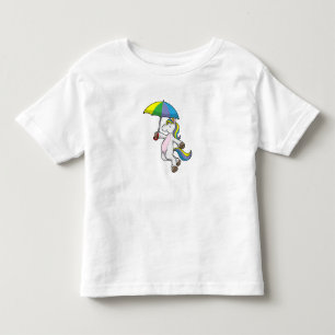 Einhorn mit Regenschirm Kleinkind T-shirt