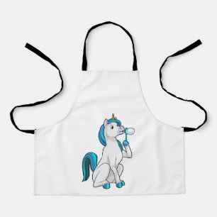 Einhorn mit Seifenblasen Schürze