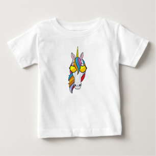 Einhorn mit Sonnenbrille Baby T-shirt