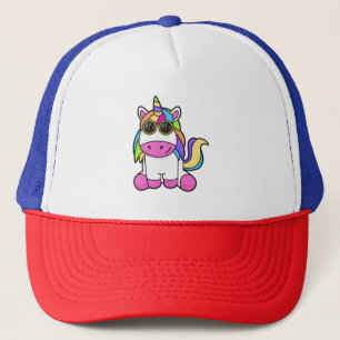 Einhorn mit Sonnenbrille Truckerkappe