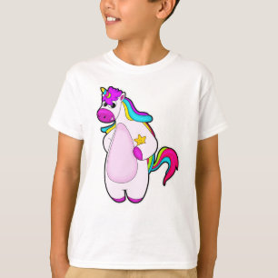 Einhorn mit Star T-Shirt