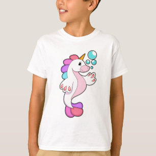 Einhorn mit Wasserblasen.PNG T-Shirt