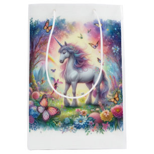 Einhorn-Mittlere-Geschenktasche Mittlere Geschenktüte