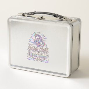 Einhorn Mond Kind Einhorn Original Zazzle Design_ Metall Brotdose