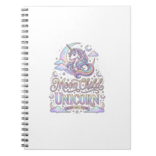 Einhorn Mond Kind Einhorn Original Zazzle Design_ Notizblock