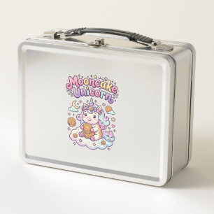 Einhorn Mondkuchen Einhorn Charmante Kleidung Graf Metall Brotdose