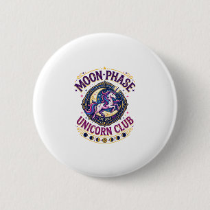 Einhorn-Mondphase-Einhorn-Club-Werbe-Shirt G Button