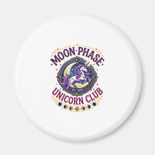 Einhorn-Mondphase-Einhorn-Club-Werbe-Shirt G Magnet