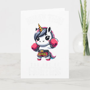 Einhorn Muay Thai - Kickboxen und Einhorn Thai Bo Karte