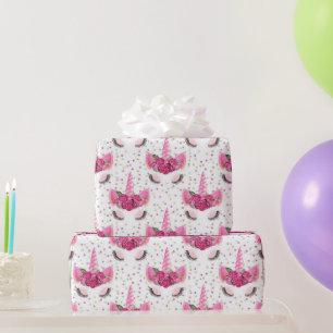 Einhorn-Muster Geschenkpapier
