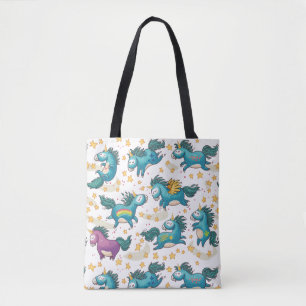 Einhorn-Muster Tasche