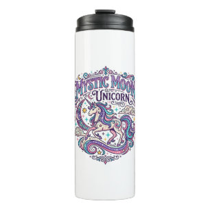 Einhorn Mystisch Mond Einhorn Farbige Thermosbecher