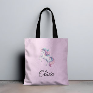 Einhorn Niedlich magische Wasserfarbe Tasche