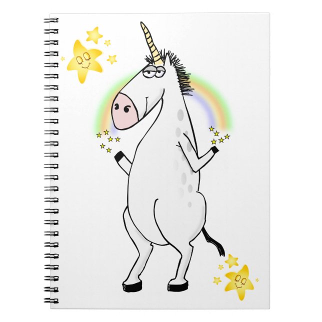 Einhorn Notizblock (Vorderseite)