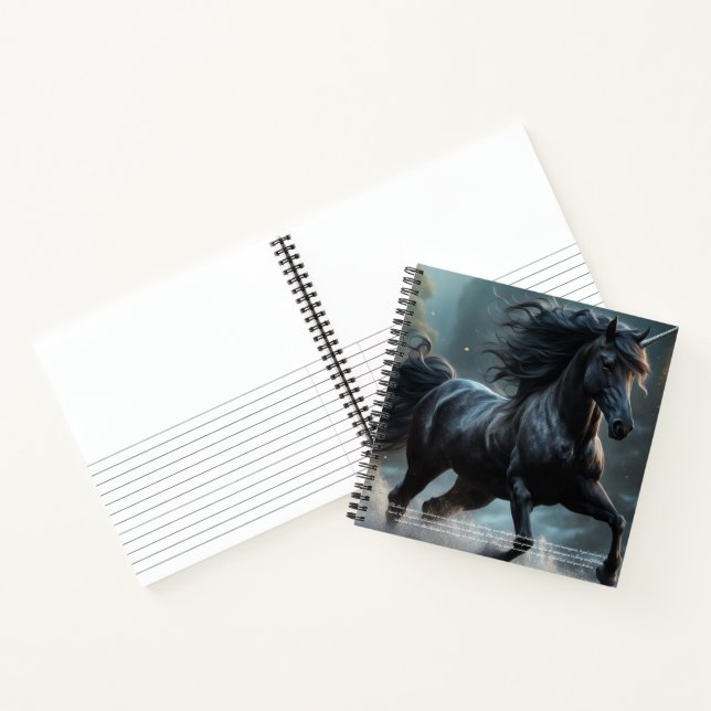 Einhorn Notizbuch (Innenseite)