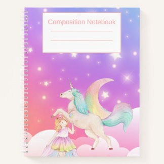 Einhorn-Notizbuch für Mädchen Notizbuch