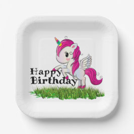 Einhorn Pappteller