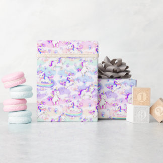 Einhorn-Party Geschenkpapier