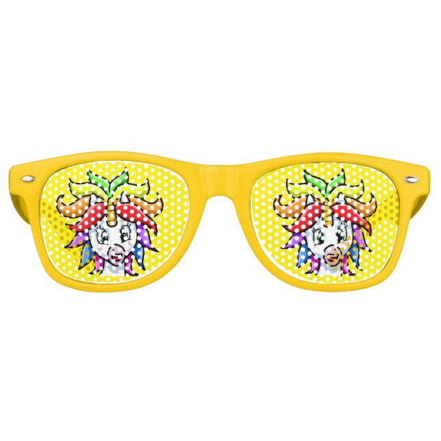 Einhorn Partybrille (Vorderseite)