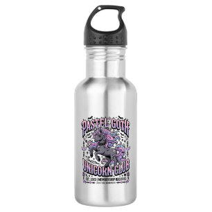 Einhorn Pastell Goth Einhorn Club Werbeaufkleber Edelstahlflasche