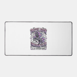 Einhorn Pastell Goth Einhorn Club Werbeaufkleber Schreibtischunterlage