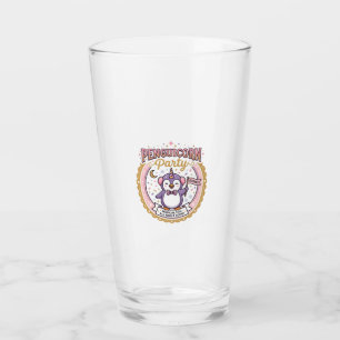 Einhorn Penguicorn Party POD Fertig Zazzle Design_ Glas