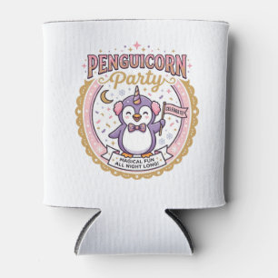 Einhorn Penguicorn Party POD Fertiges Zazzle Desig Dosenkühler