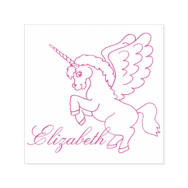 Einhorn personalisieren permastempel (Design)