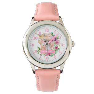 Einhorn Personalisierter Kinderuhr Armbanduhr