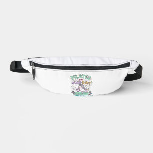 Einhorn Pilates und Feenstaub Fett Schrift T-Shirt Bauchtasche