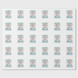 Einhorn Pilates und Feenstaub Fett Schrift T-Shirt Geschenkpapier