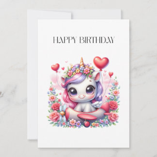 Einhorn-Pilot Geburtstag Einladung
