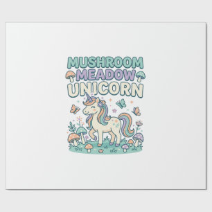 Einhorn Pilz Wiese Einhorn Trendy T-Shirt Des Geschenkpapier