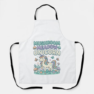 Einhorn Pilz Wiese Einhorn Trendy T-Shirt Des Schürze