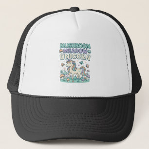 Einhorn Pilz Wiese Einhorn Trendy T-Shirt Des Truckerkappe