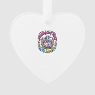 Einhorn-Pilze Moos und Magie Werbe-Shirt Ornament