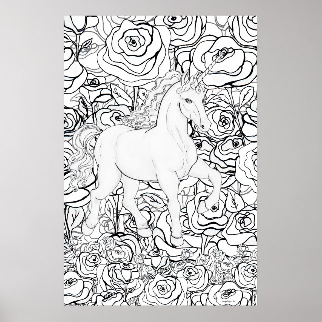Einhorn Poster (Vorne)