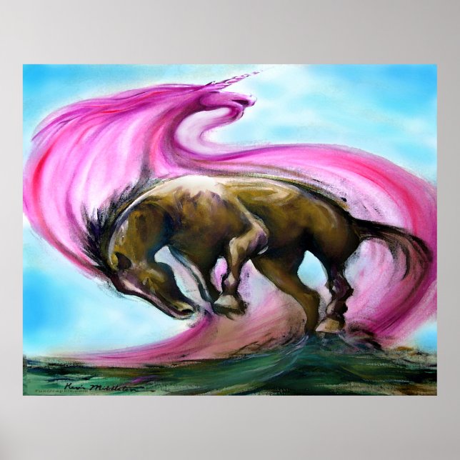 Einhorn Poster (Vorne)