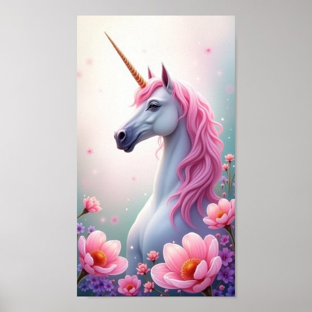 Einhorn Poster (Vorne)
