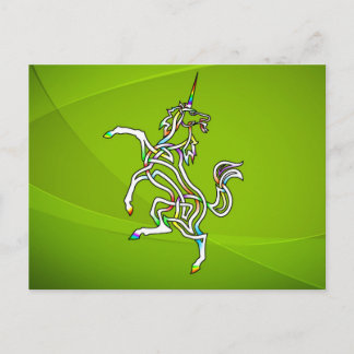 Einhorn Postkarte