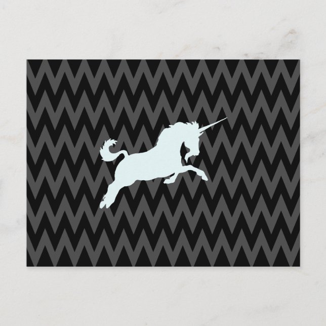 Einhorn Postkarte (Vorderseite)