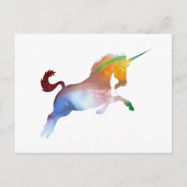 Einhorn Postkarte