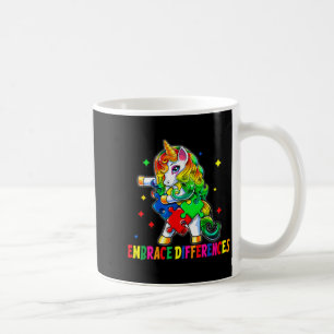 Einhorn-Puzzleteil Autismus-Bewusstseinsmonat Jung Kaffeetasse