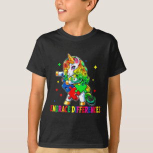 Einhorn-Puzzleteil Autismus-Bewusstseinsmonat Jung T-Shirt
