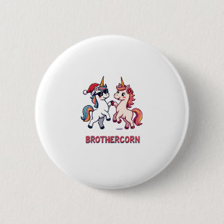 Einhorn-Pyjama für die ganze Familie zum Christfes Button