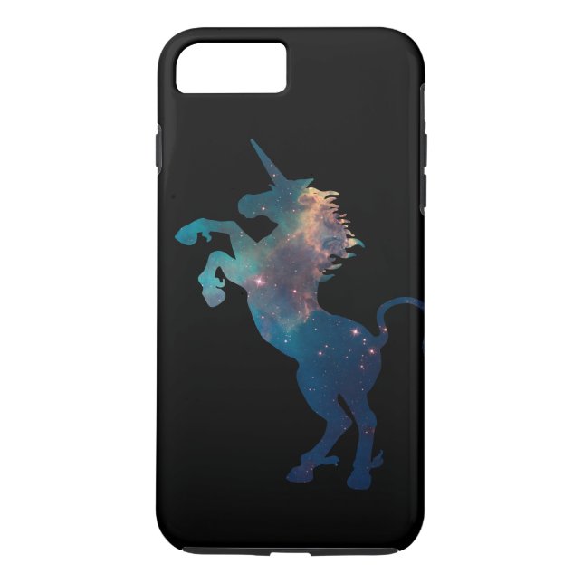 Einhorn-Raummuster Case-Mate iPhone Hülle (Rückseite)