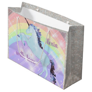 Einhorn, Regenbogen, für Mädchen, Kinder, festlich Große Geschenktüte