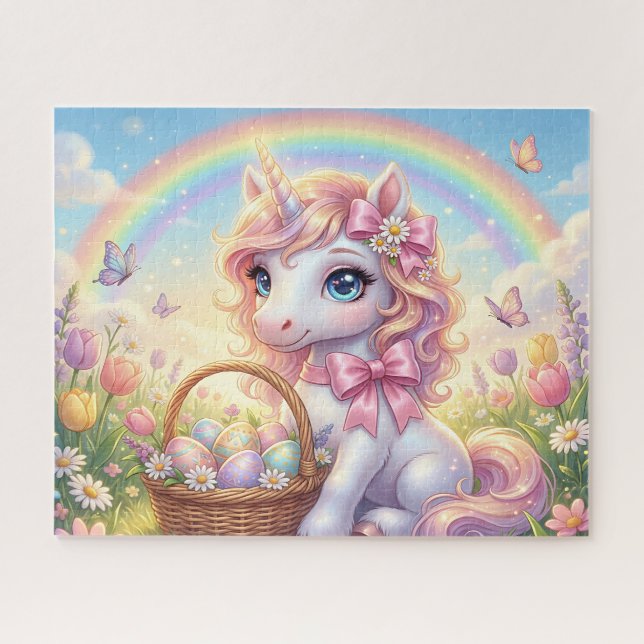 Einhorn Regenbogen Ostern (Horizontal)
