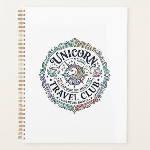Einhorn-Reiseklub Original Zazzle Design_1 Planer